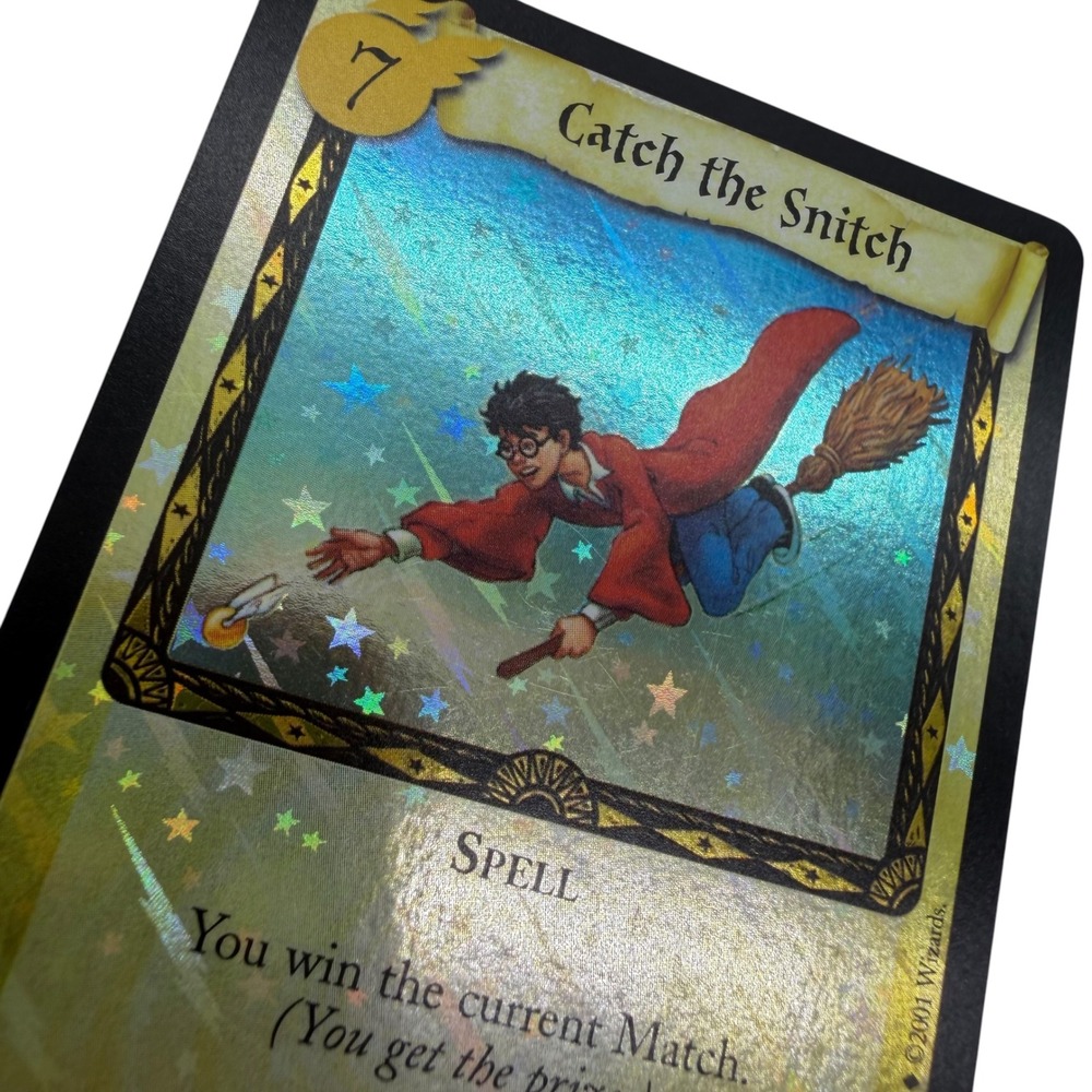 Harry Potter TCG Catch the Snitch 2/80 Quidditch Cup Rare Holo Foil 2001 WotC